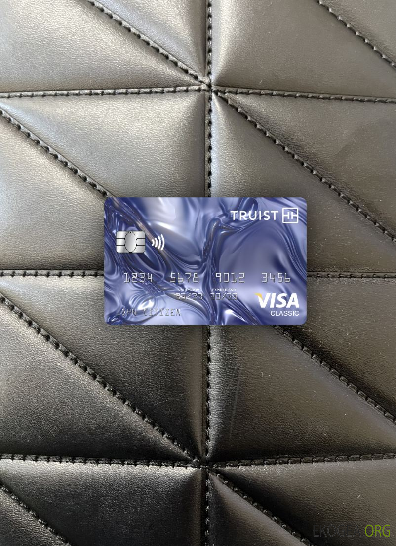 USA Truist Bank visa carte classique photolook recto